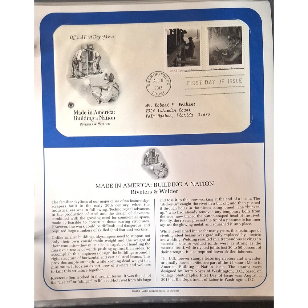 Postal Commemorative Society US First Day Covers 3 Binder Collection 2013-2016 - Picture 11 of 13